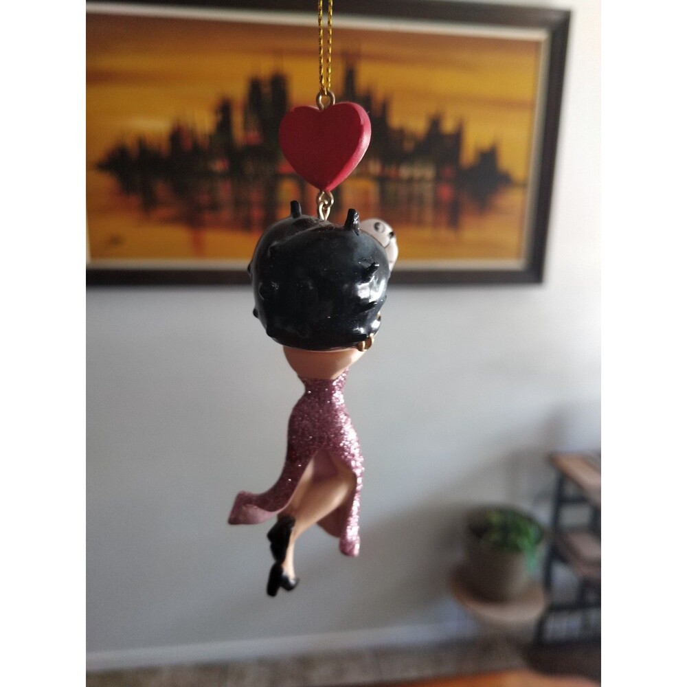 Danbury Mint The Betty Boop Glitter Ornaments ~4" 2011 ~ Christmas Waltz - Picture 3 of 9